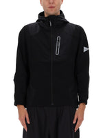 Black Solid Hood Jacket 1