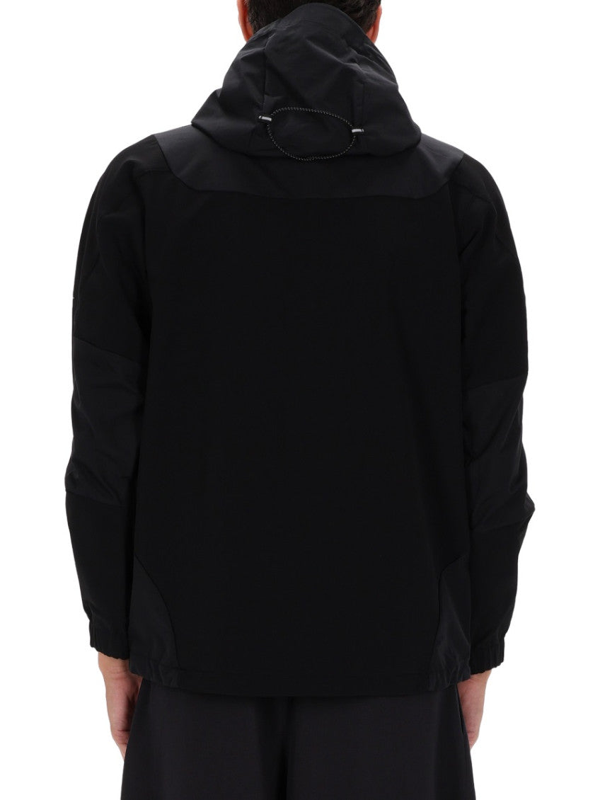 Black Solid Hood Jacket 2