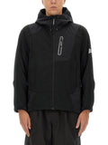 Black Solid Hood Jacket 1