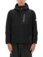 Black Solid Hood Jacket 1