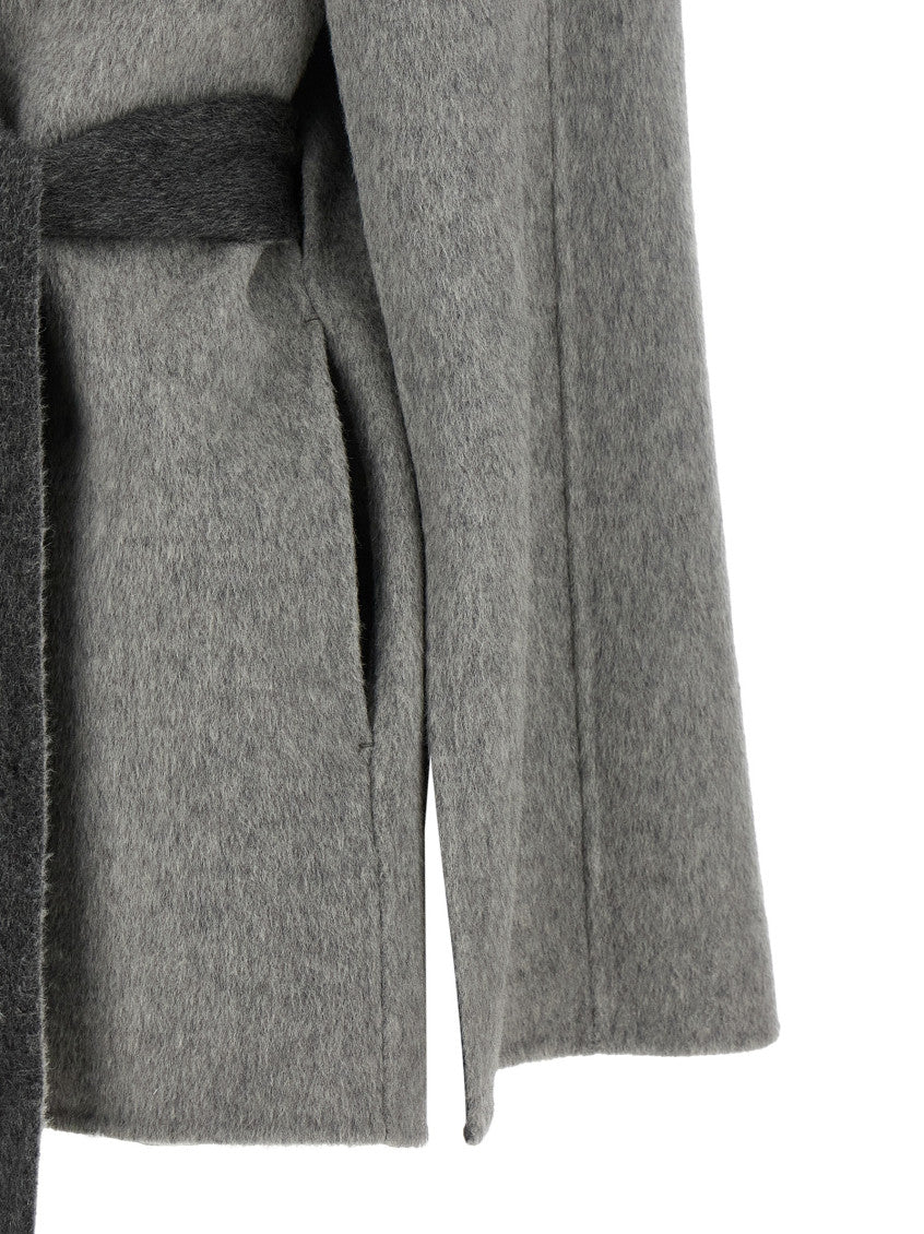 Grey Shawl Neck Cardigan 4