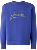 Blue Crew Neck Sweatshirt 1