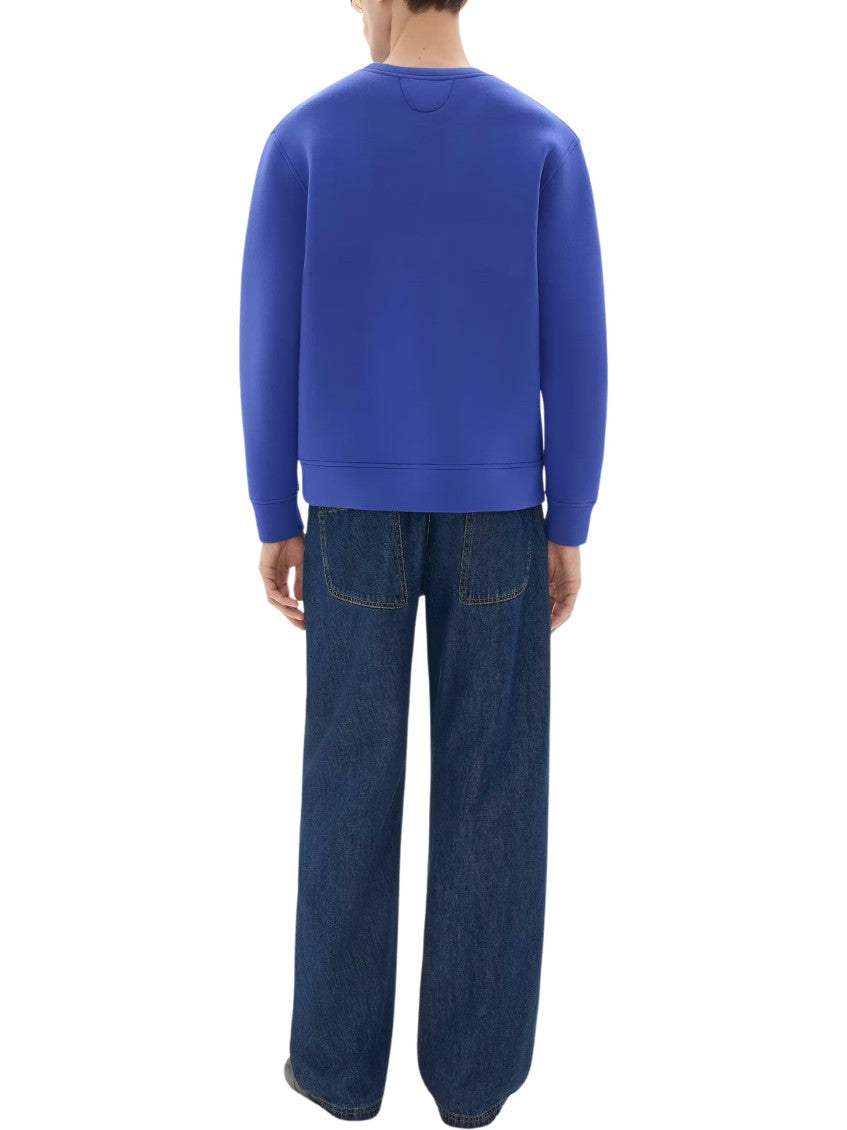 Blue Crew Neck Sweatshirt 3
