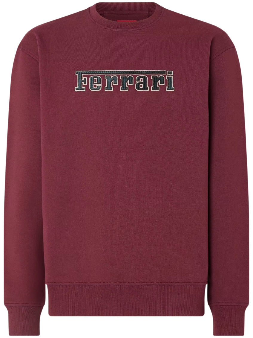 Red Crew Neck Sweatshirt 1