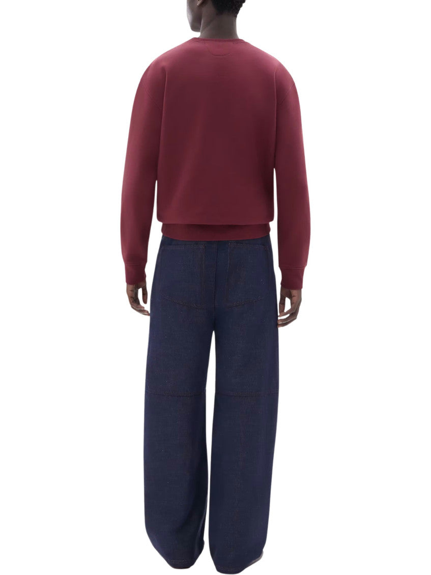 Red Crew Neck Sweatshirt 3