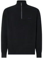 Black Mock Collar Sweater 1
