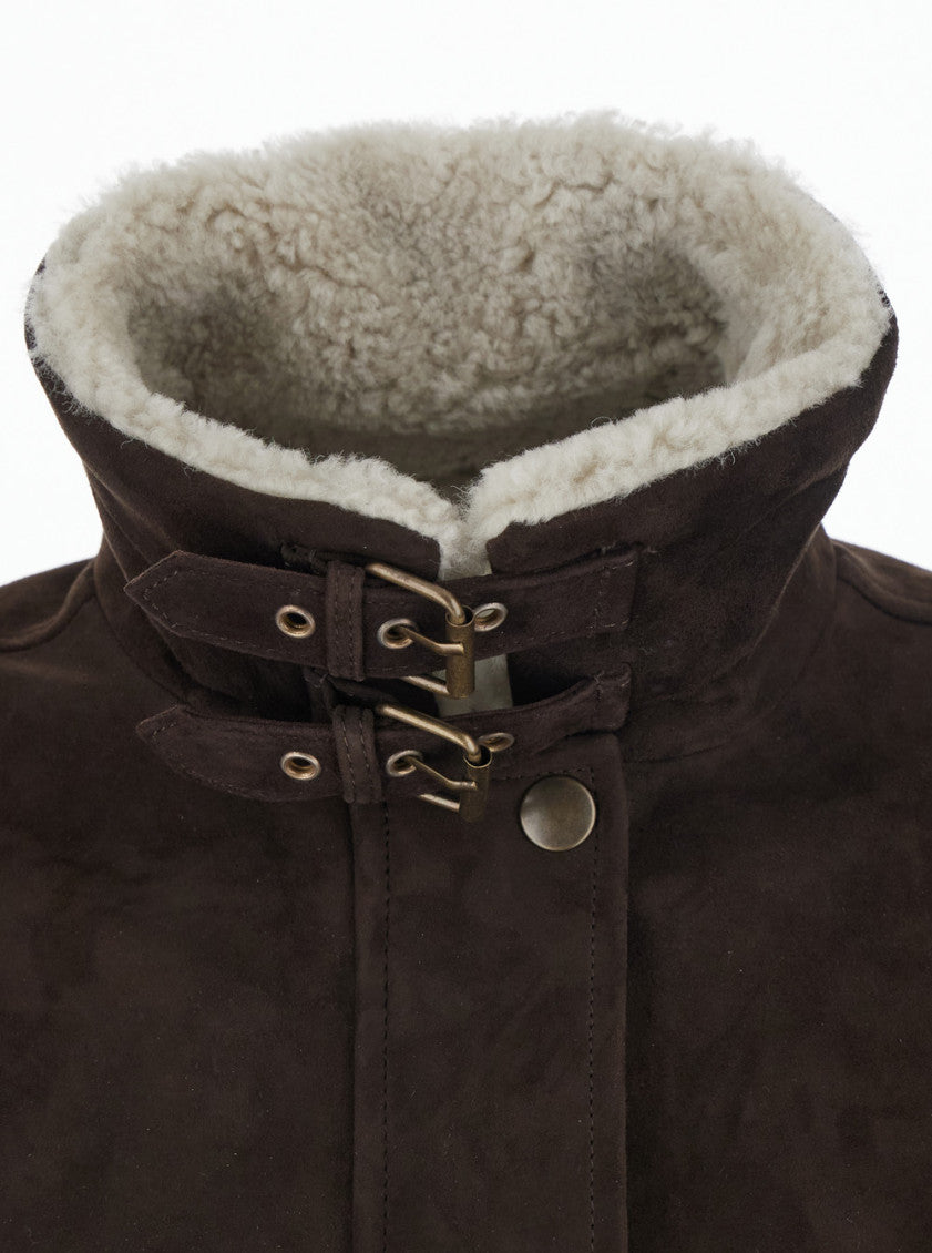 Brown Shirt Collar Jacket 4