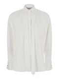 White Pleated Shirt 1