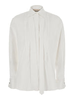 White Pleated Shirt 1