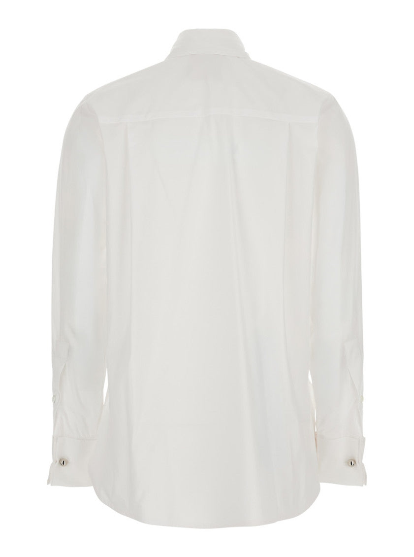 White Pleated Shirt 2