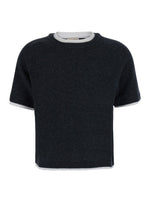 Dark Grey Crew Neck Sweater 1