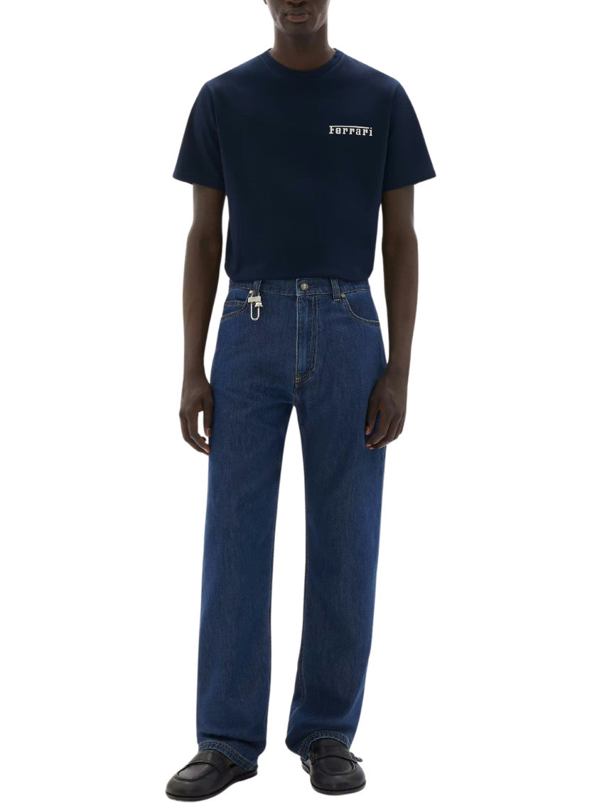 Navy Crew Neck T-Shirt 2