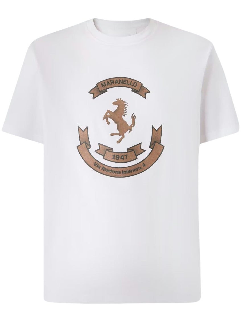 White Crew Neck T-Shirt 1