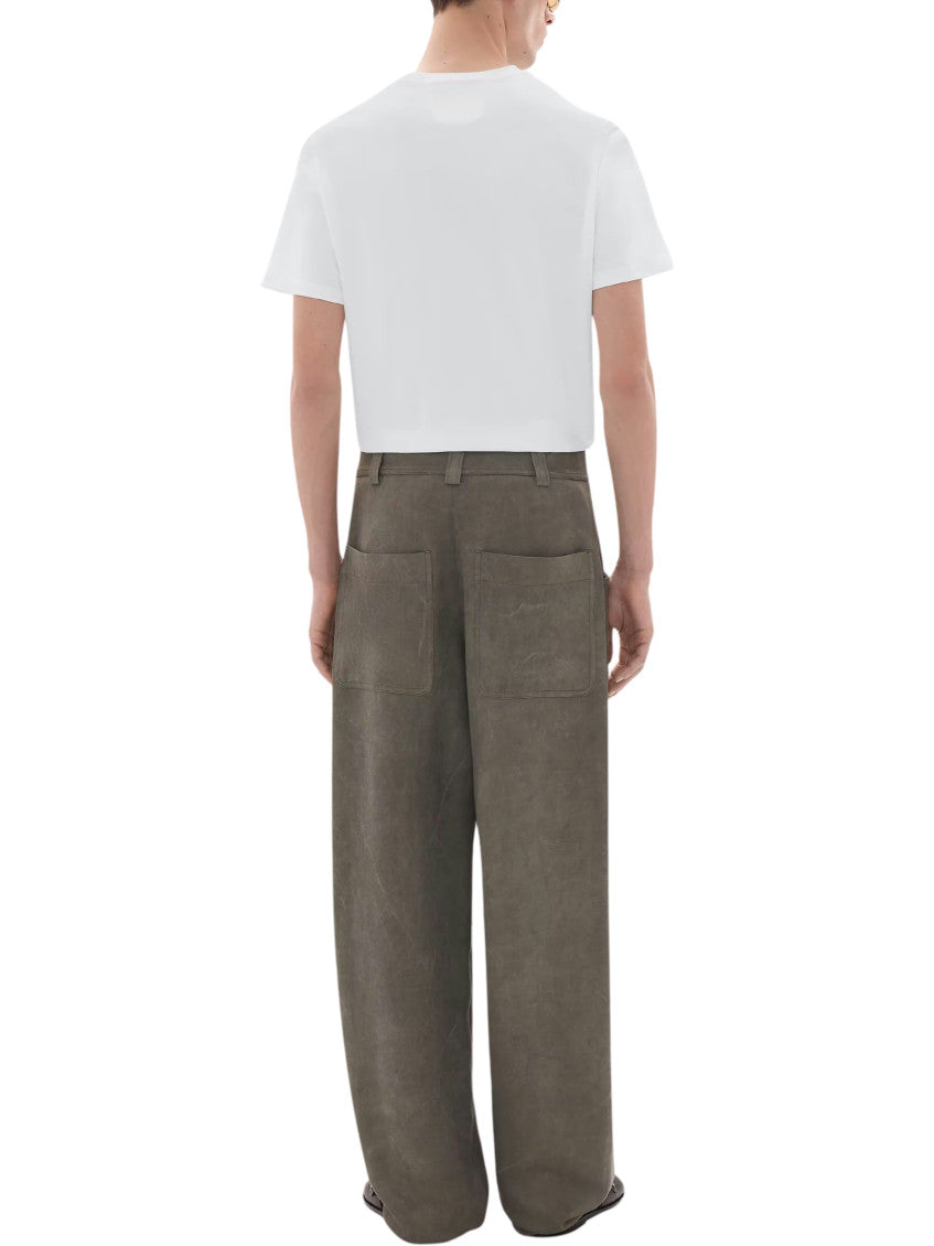 White Crew Neck T-Shirt 3