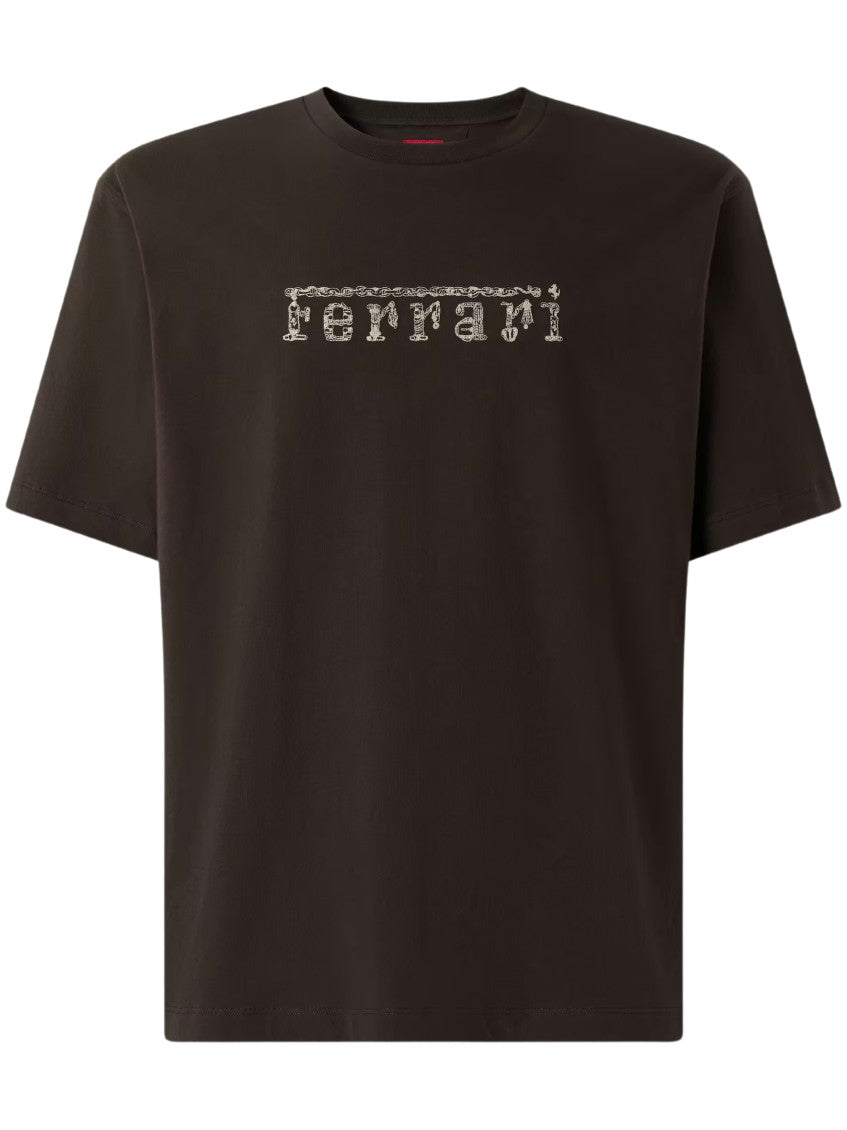 Dark Brown Logo T-Shirt 1