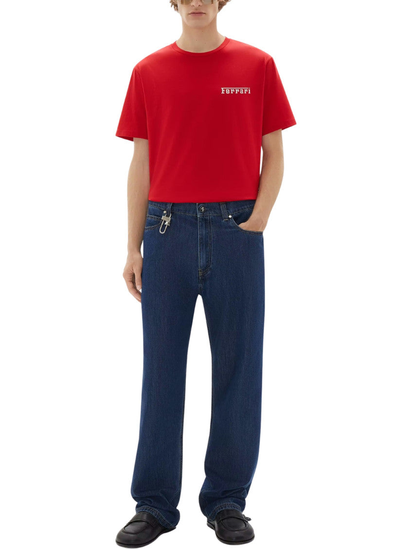 Red Crew Neck T-Shirt 2