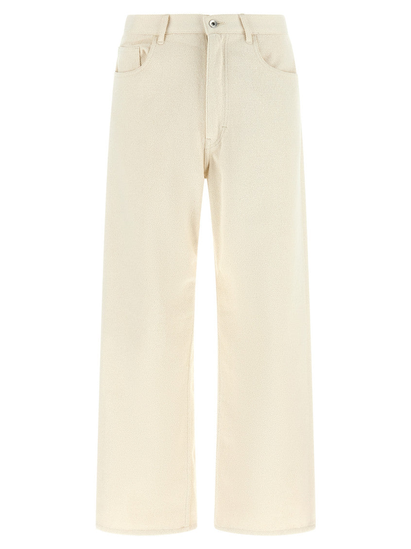 Off White High Rise Jeans 1