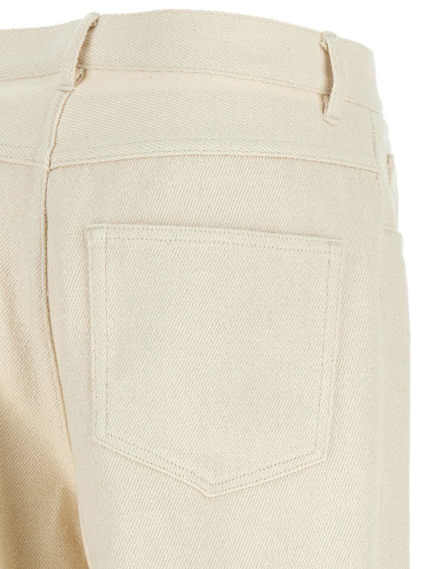 Off White High Rise Jeans 4