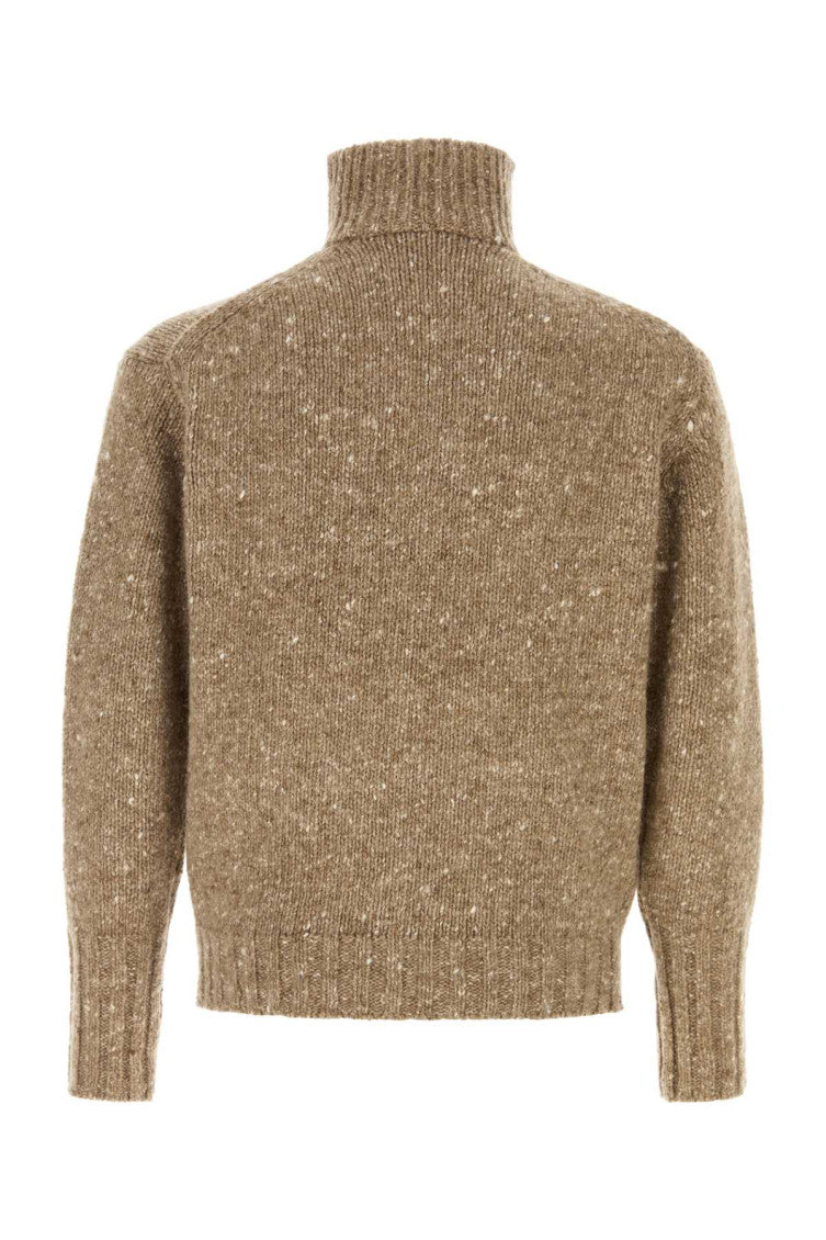 Brown Turtle Neck Sweater 2