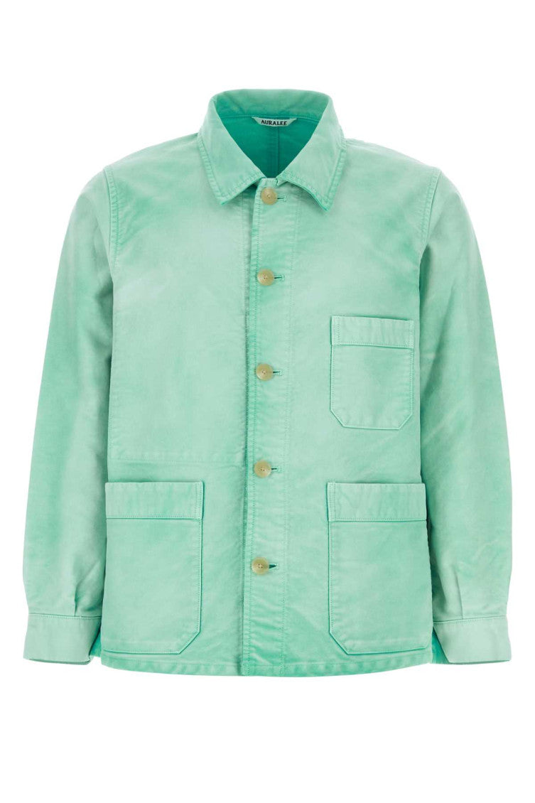 Aqua Green Solid Jacket 1