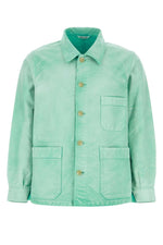 Aqua Green Solid Jacket 1