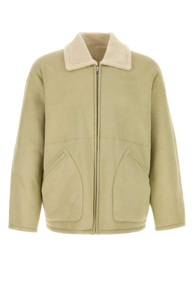 Mint Green Shirt Collar Jacket 1