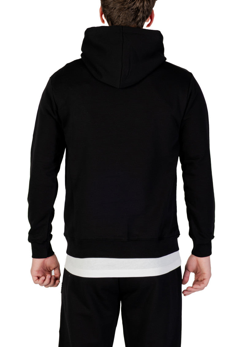 Black Regular Logo Hoodie 4