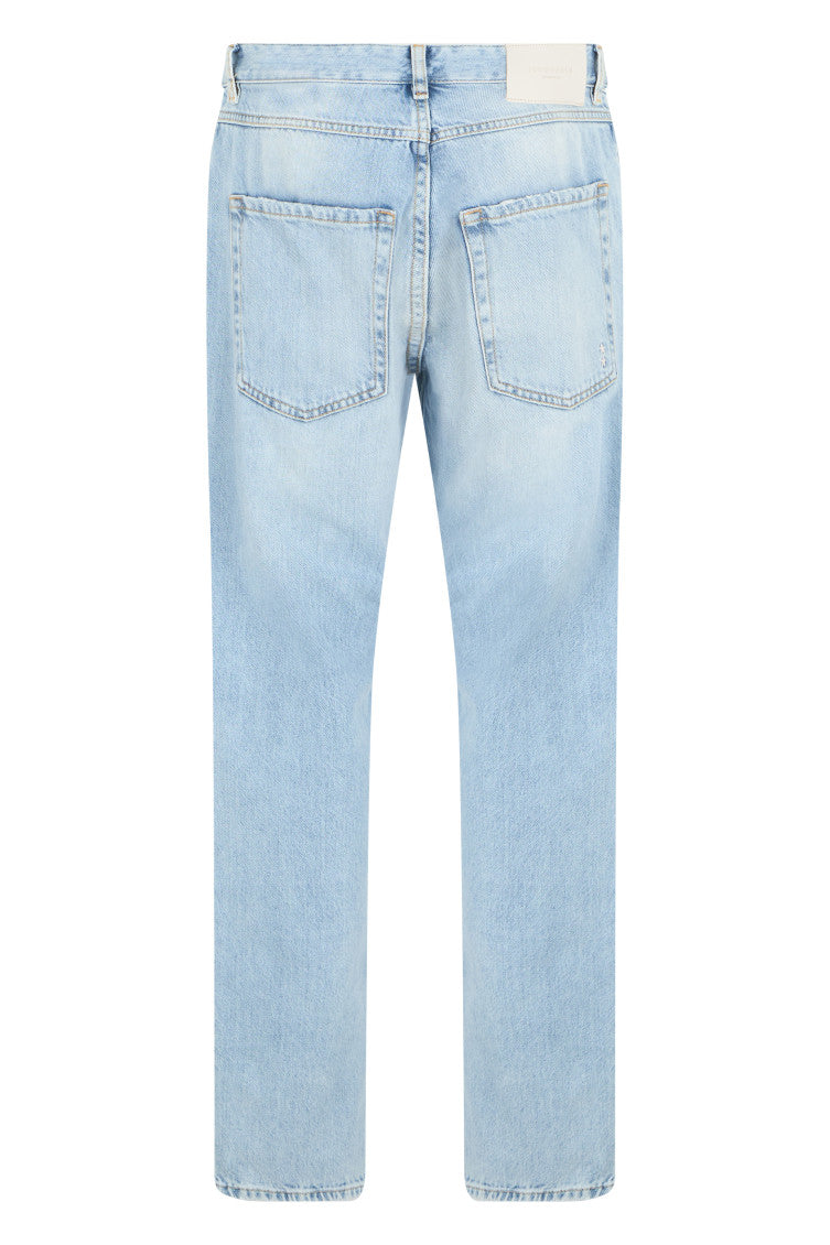 Light Blue Mid Rise Jeans 2