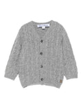 Boys Grey Knitted Cardigan 1