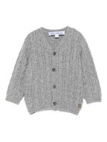 Boys Grey Knitted Cardigan 1