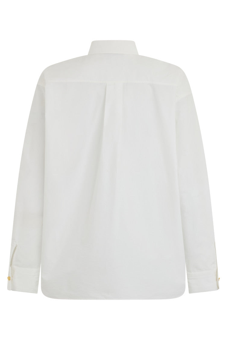 White Regular Textured Shirt 2