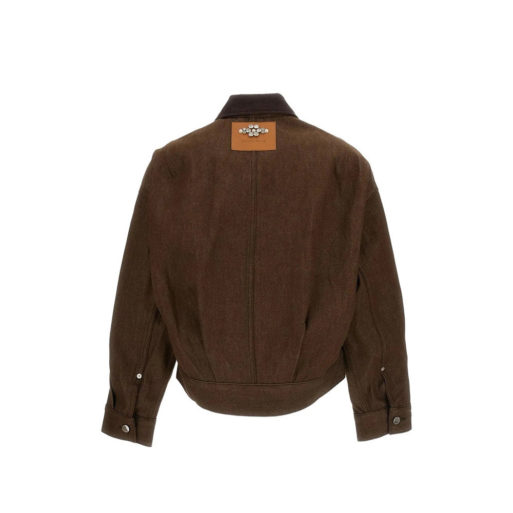 Brown Shirt Collar Jacket 2