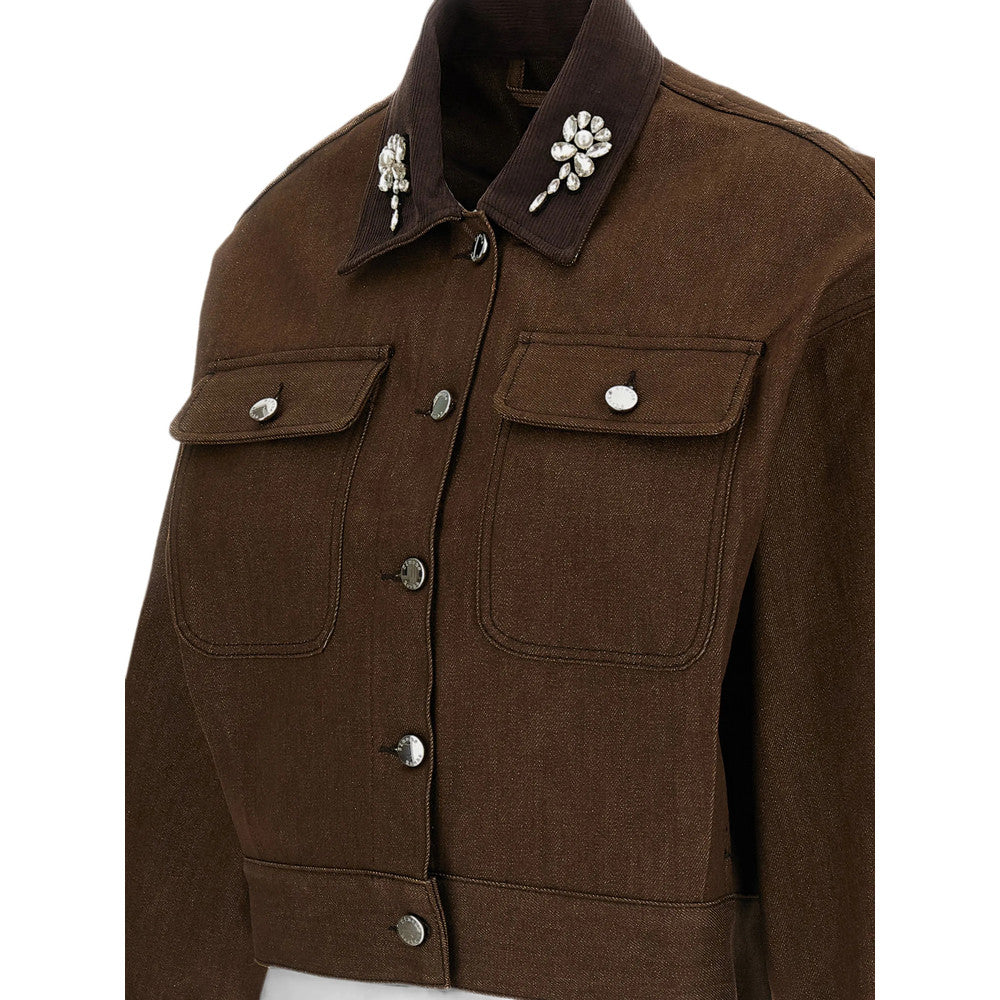 Brown Shirt Collar Jacket 3