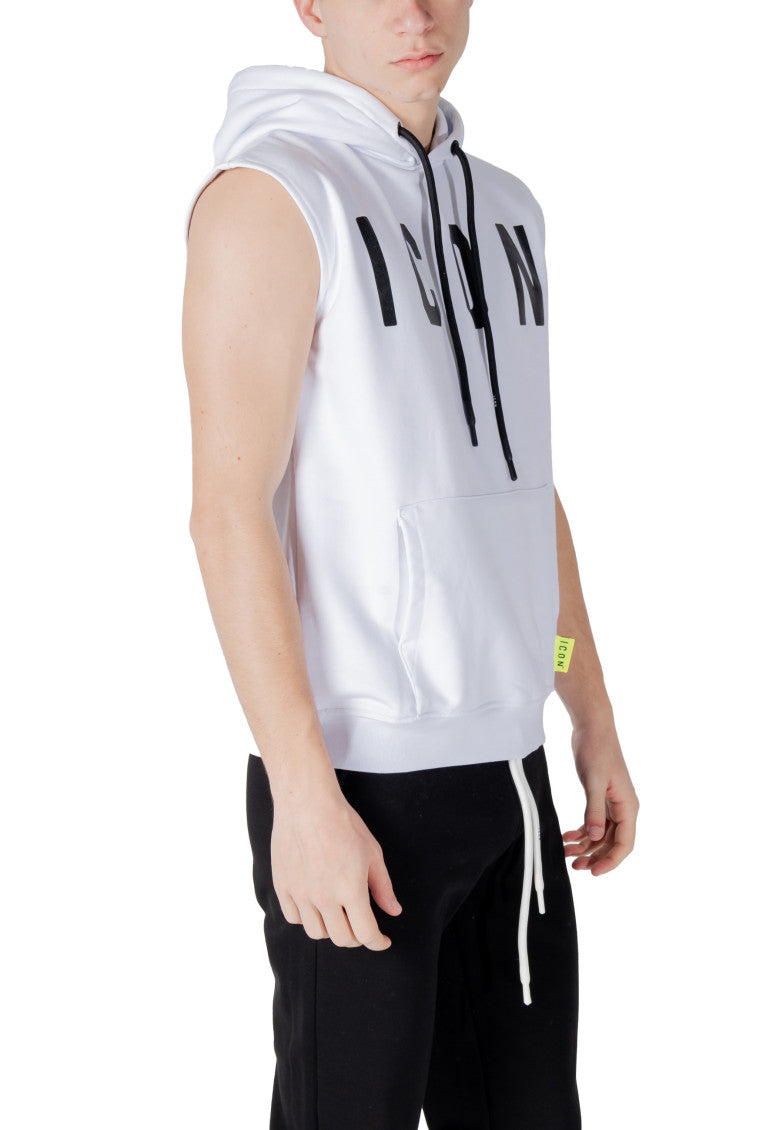 White Sleeveless Hoodie 2