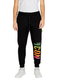 Black Graphic Logo Joggers 1