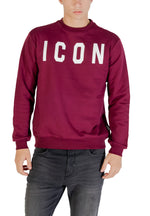 Maroon Logo Print Sweatshirt 1