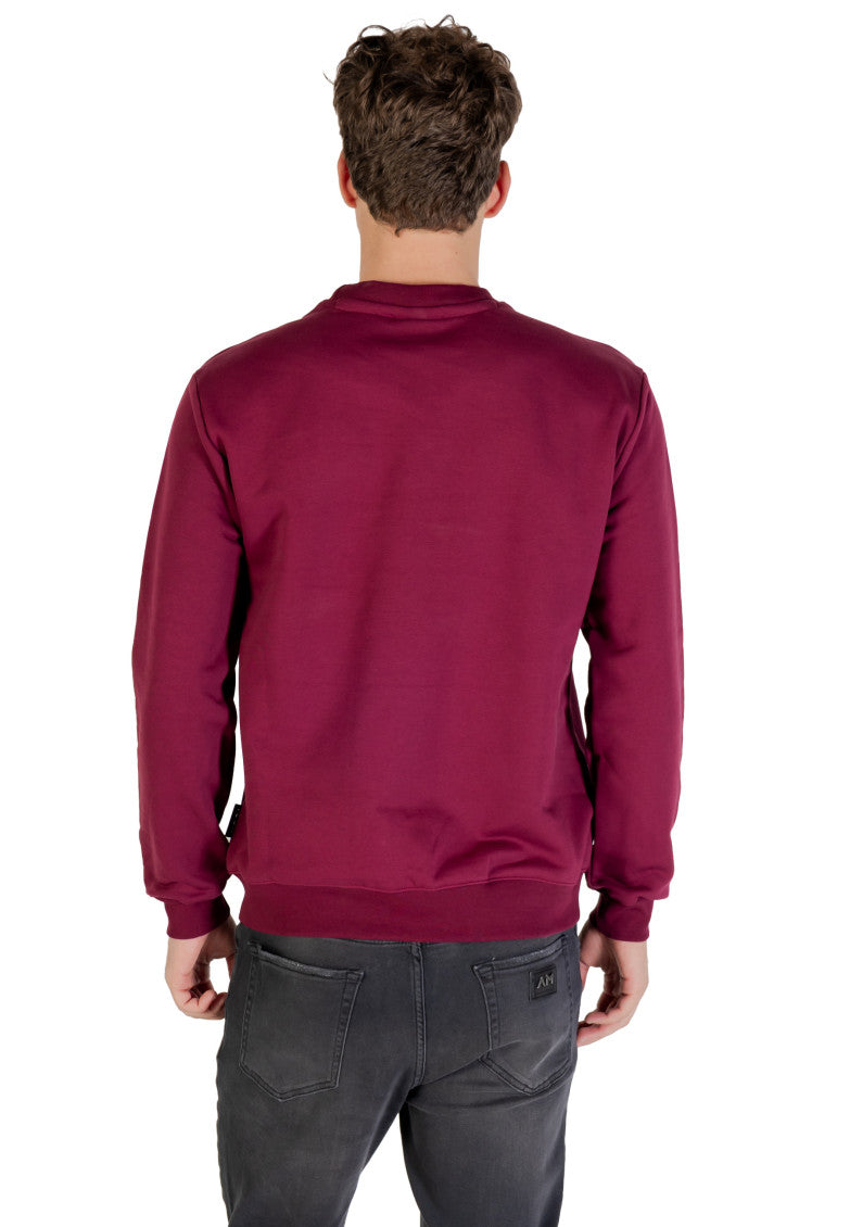 Maroon Logo Print Sweatshirt 4
