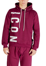 Maroon Logo Print Hoodie 1