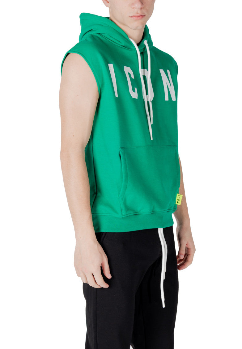 Green Sleeveless Hoodie 3