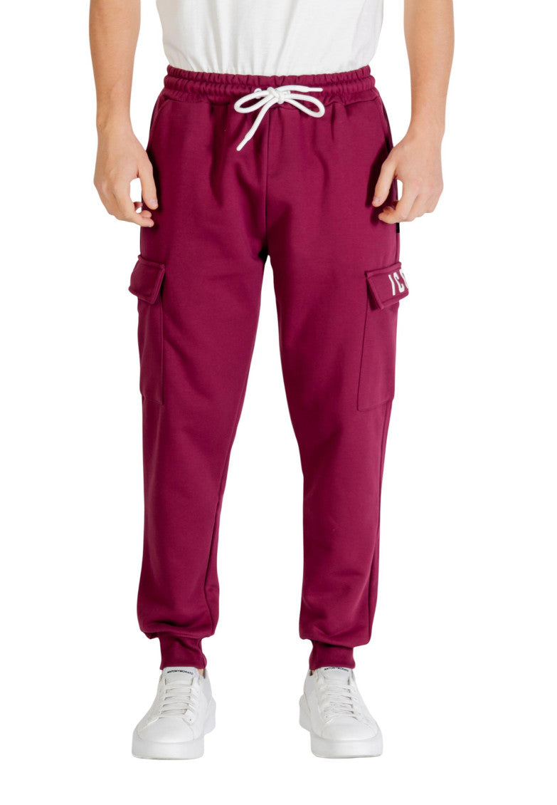Maroon Drawstring Joggers 1
