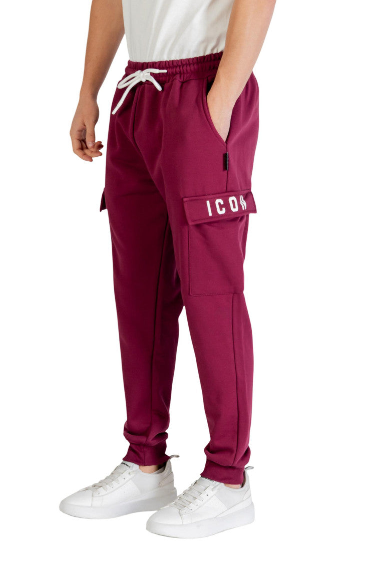 Maroon Drawstring Joggers 2