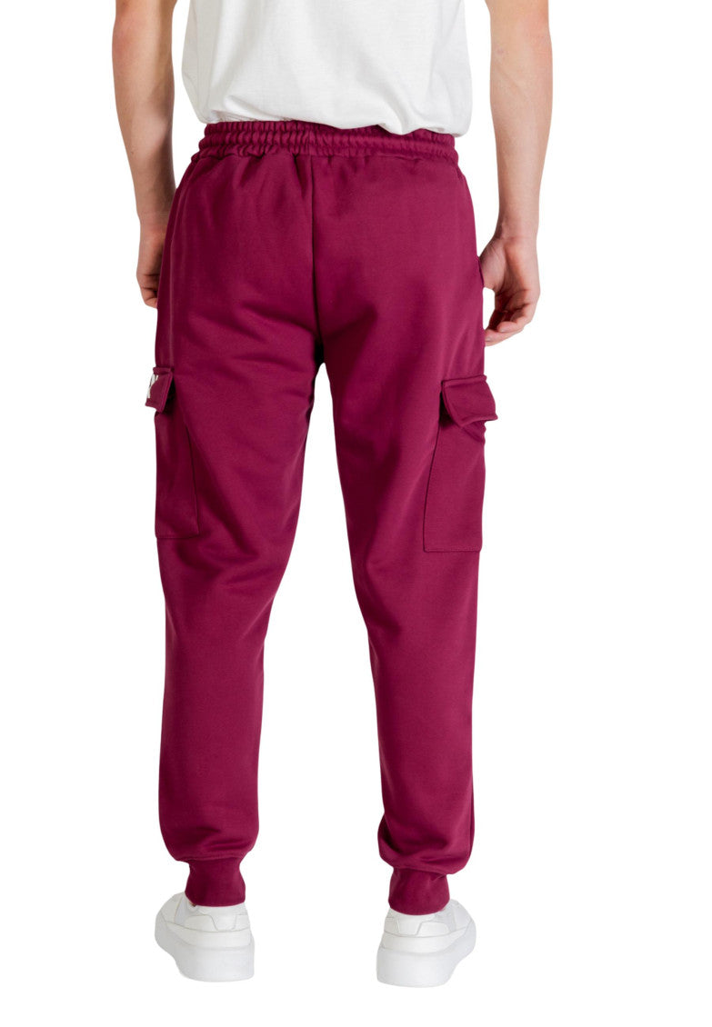 Maroon Drawstring Joggers 4