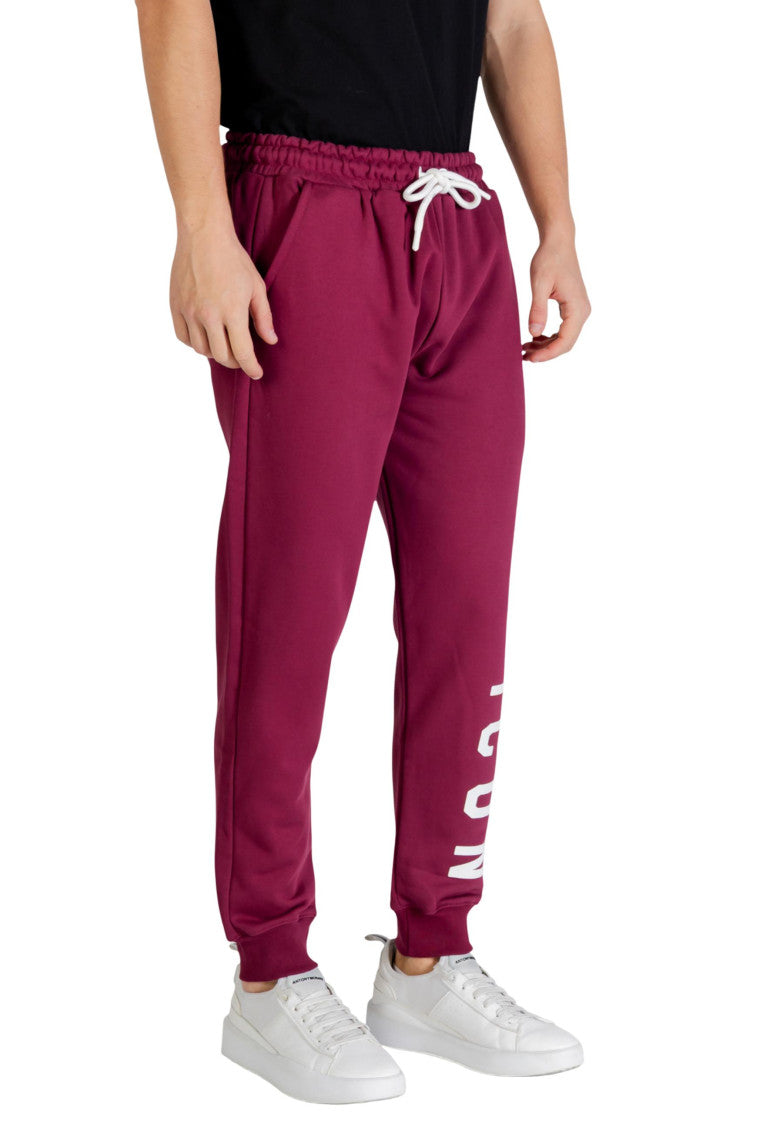 Maroon Drawstring Joggers 3
