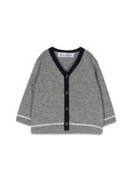 Boys Grey Textured Cardigan 1