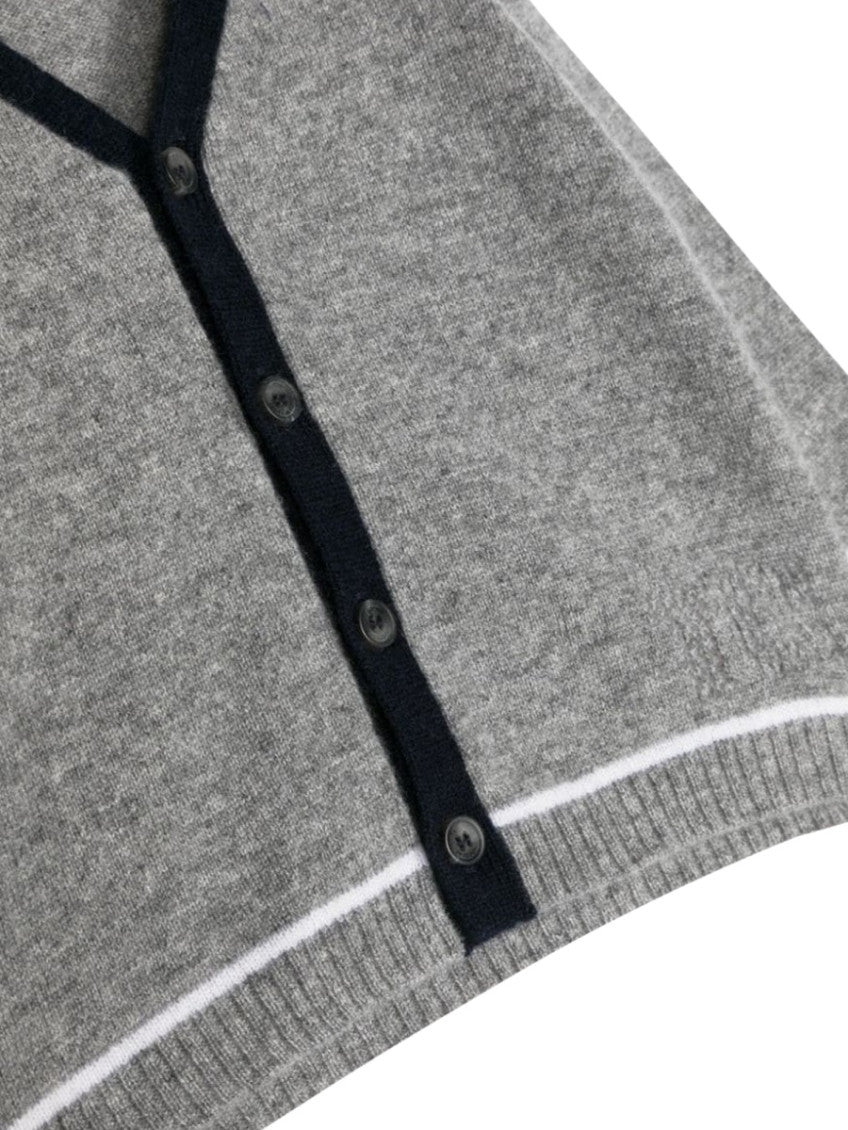 Boys Grey Textured Cardigan 3