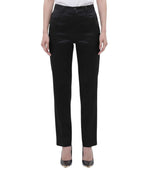 Black Slim Flat Front Pant 1