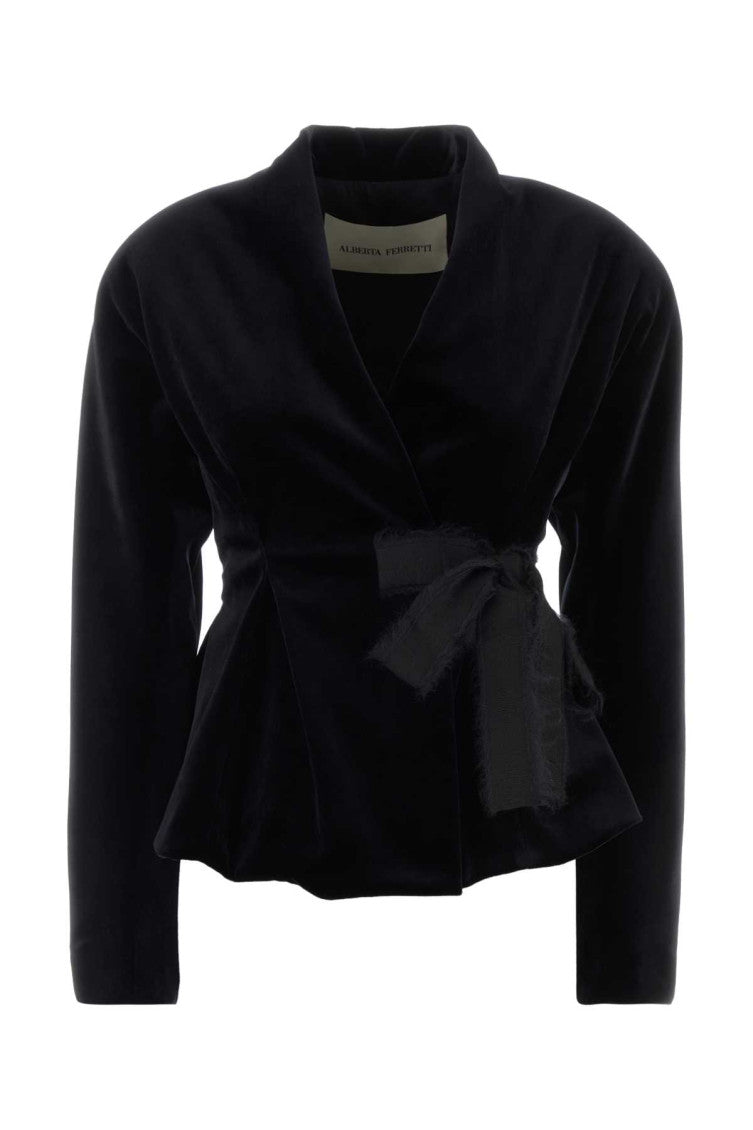 Black Shawl Neck Jacket 1