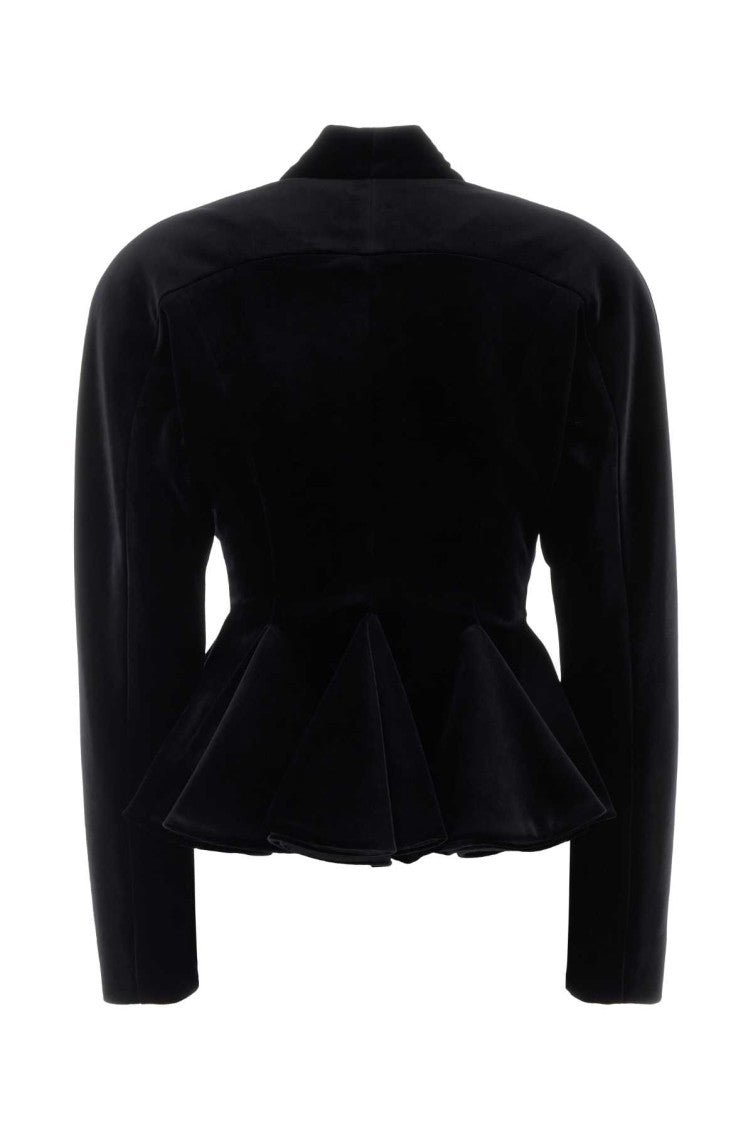 Black Shawl Neck Jacket 2