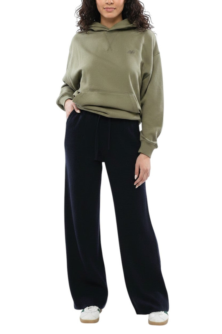 Blue Loose Flat Front Pant 1