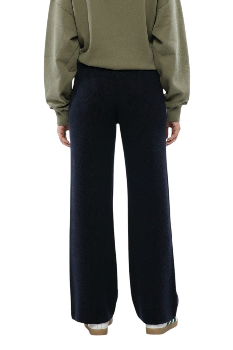 Blue Loose Flat Front Pant 2